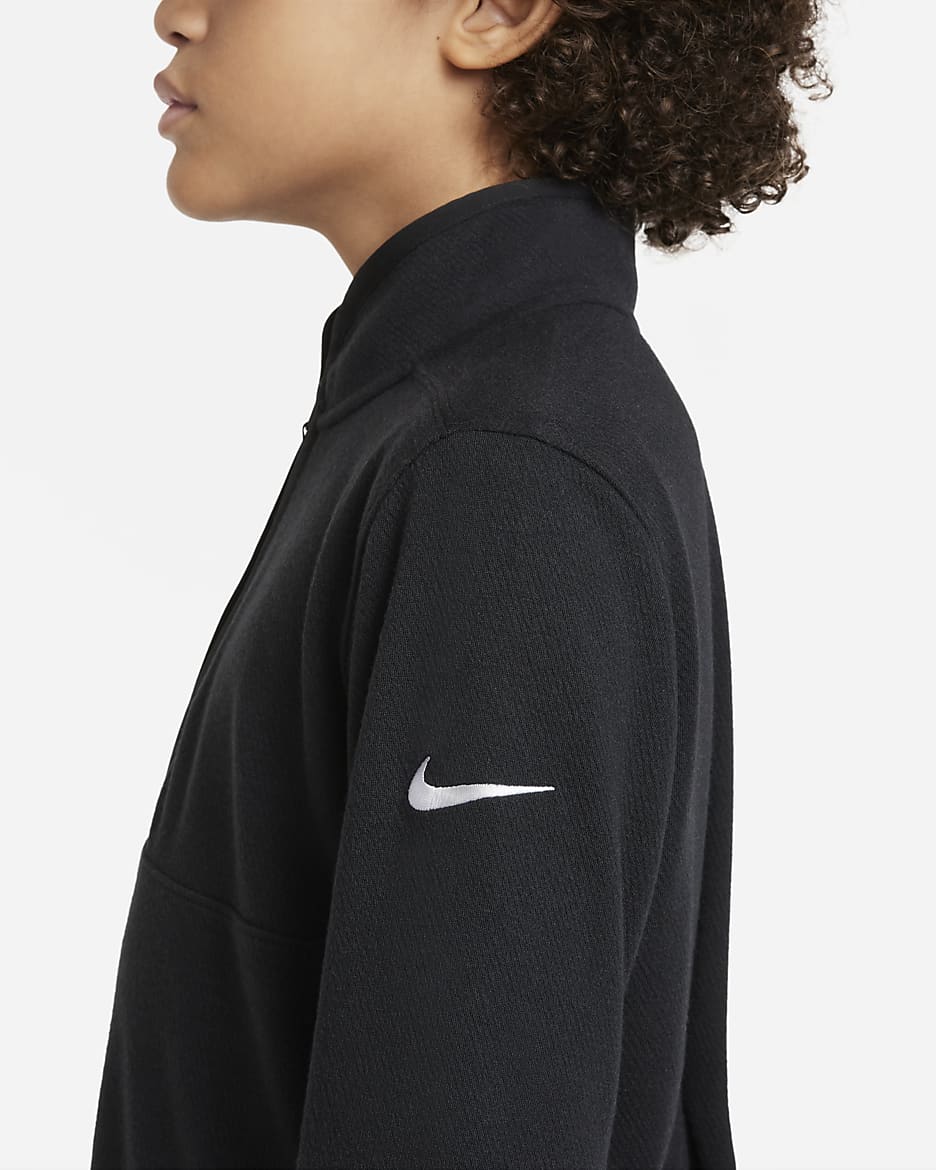 Nike Dri FIT Victory Big Kids Boys Half Zip Golf Top